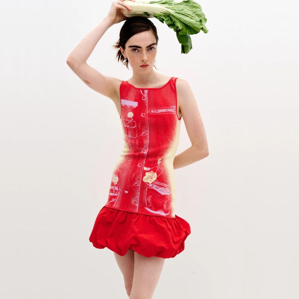 Daphne Reversible Tank Dress - Marquee Red