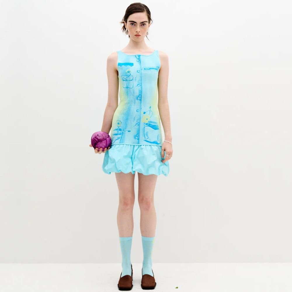 Daphne Reversible Tank Dress - Paradise Blue
