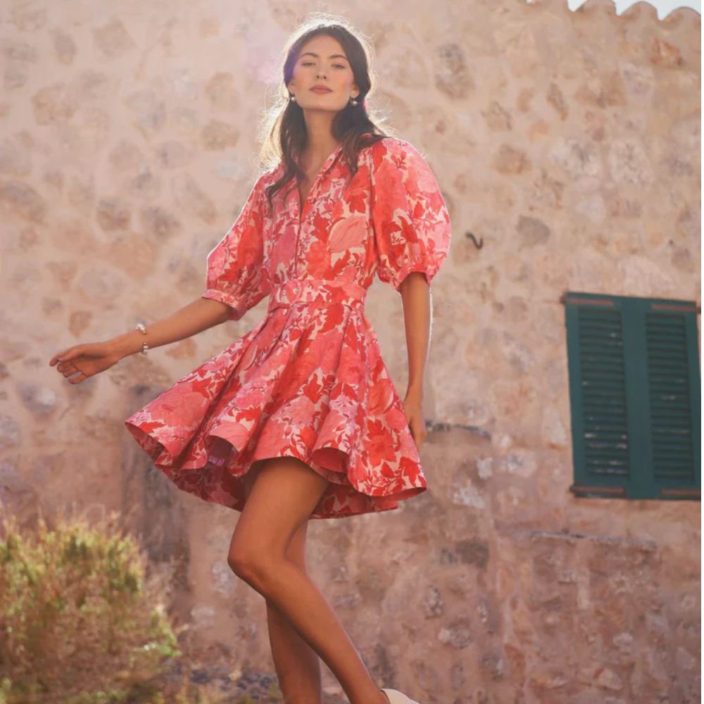 Delilah Dress- Mallow Rose