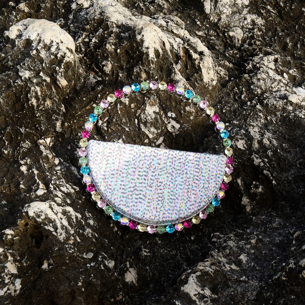 Eternity Rainbow Sequins Clutch