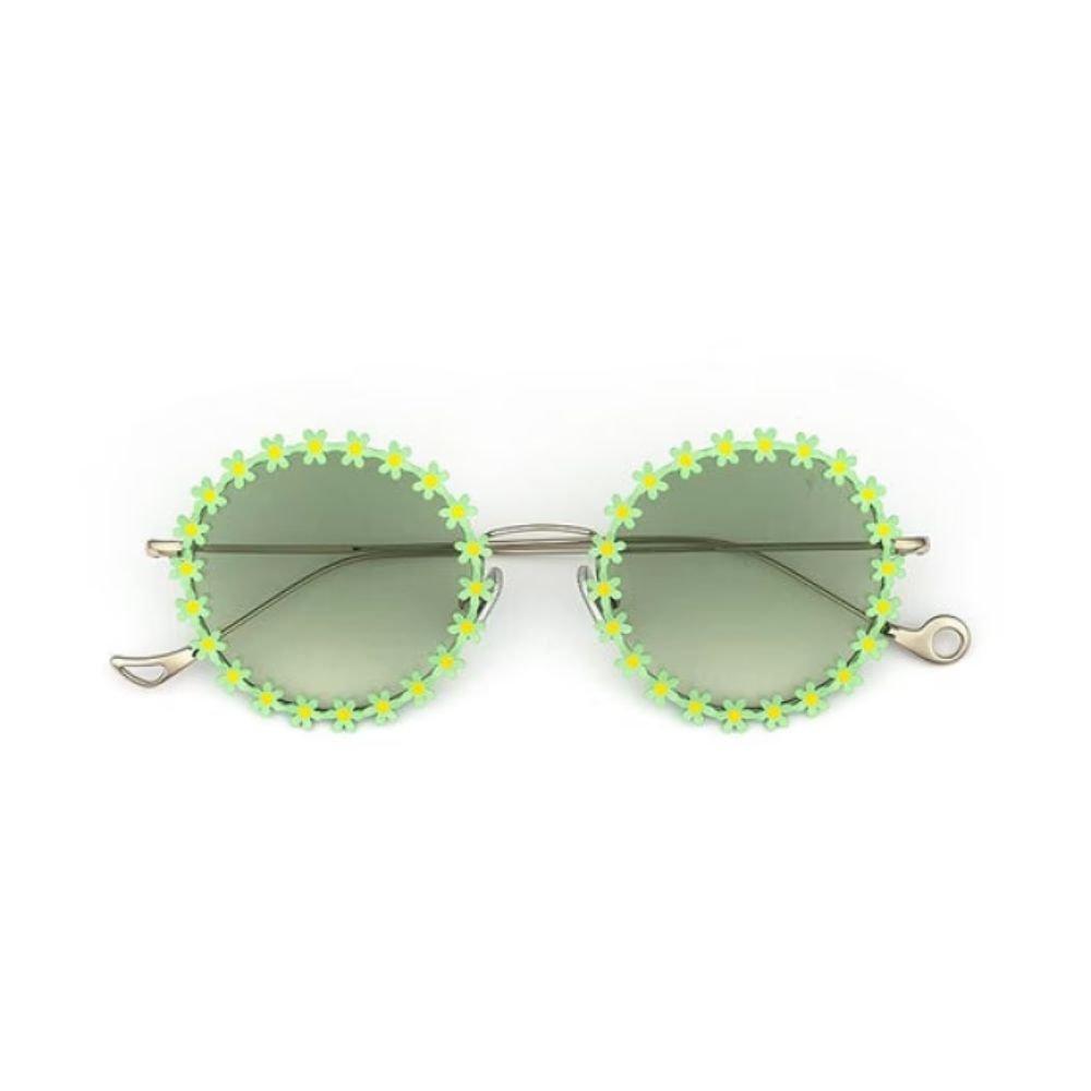 Lulu Sunglasses - Green Flowers