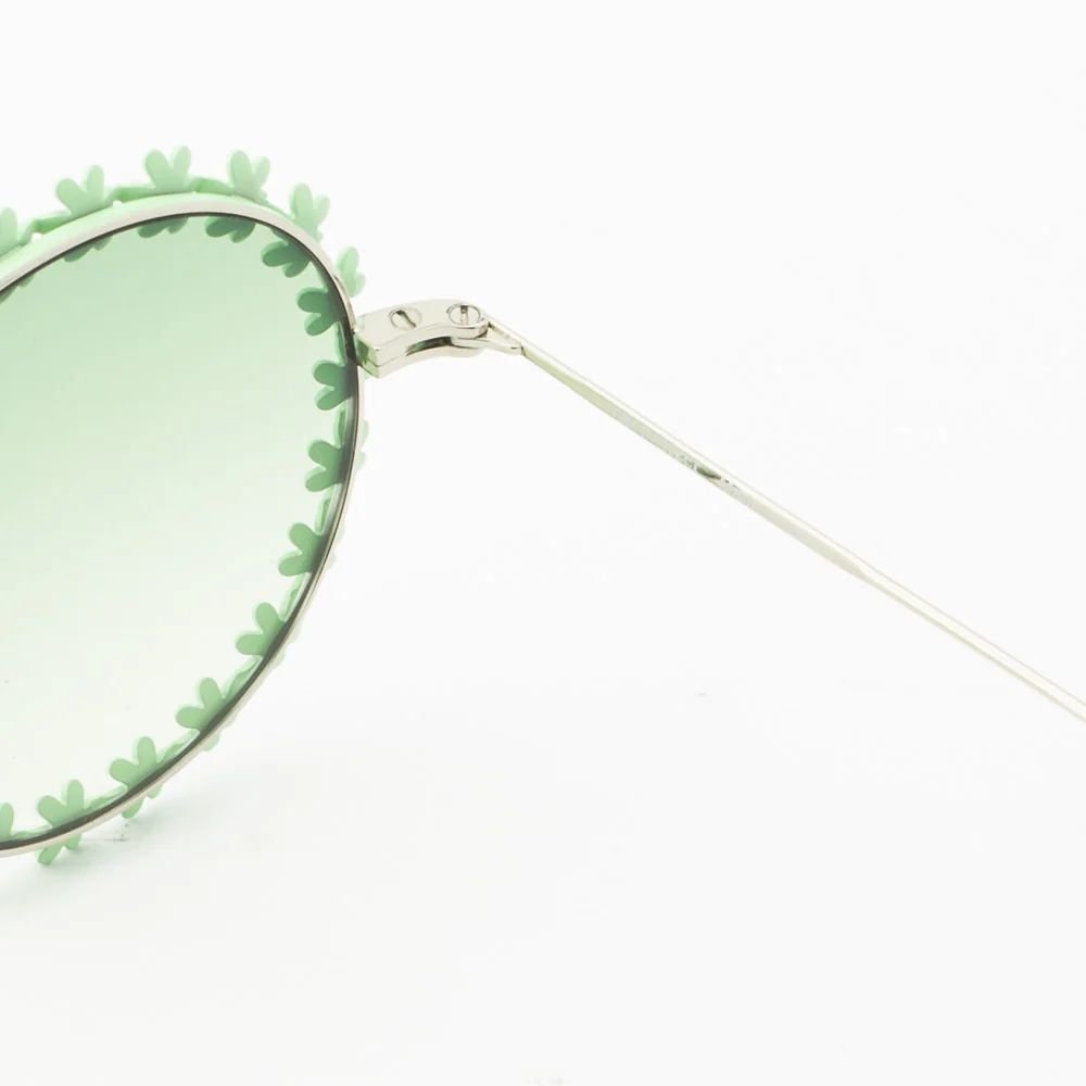 Lulu Sunglasses - Green Flowers