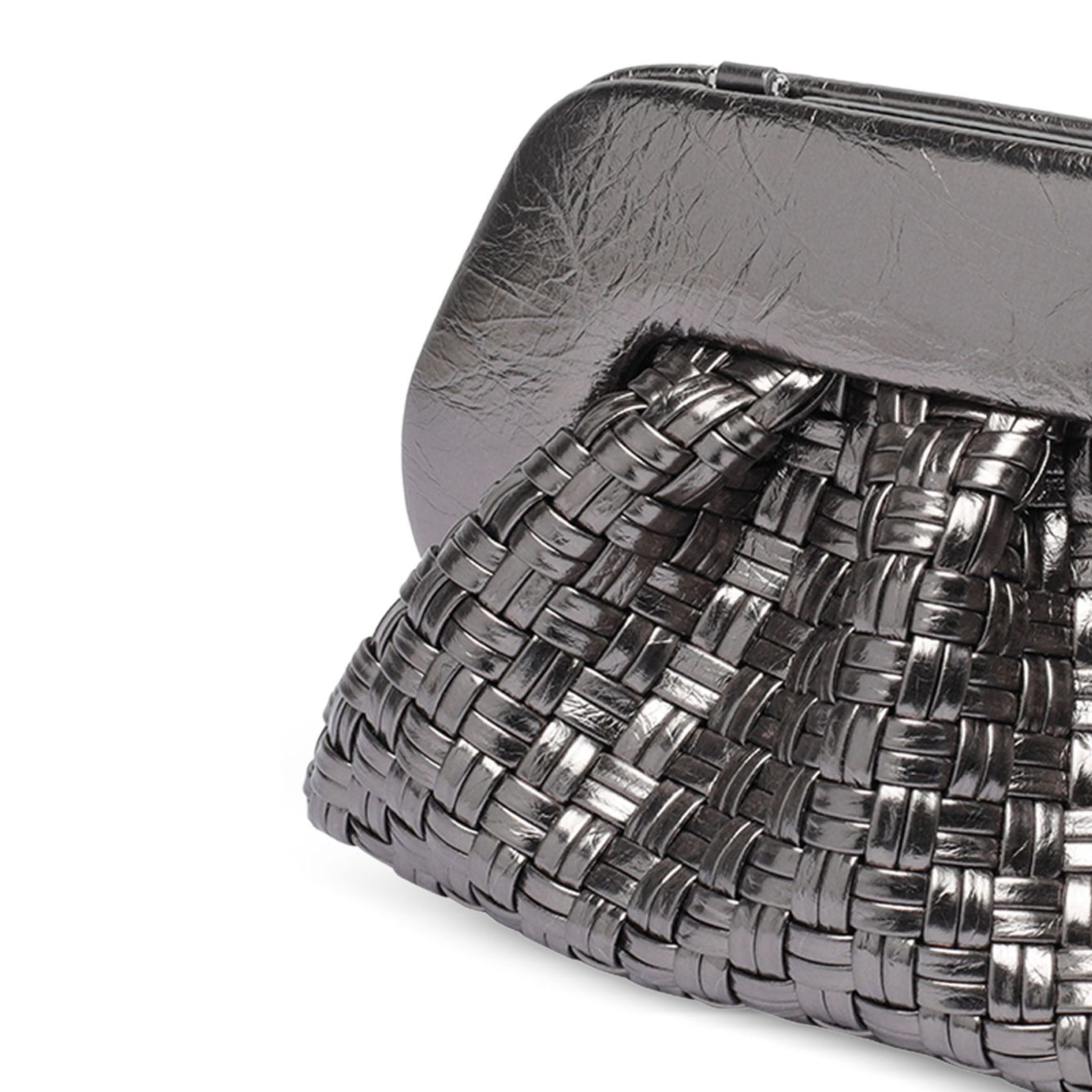 Gea Micro Weaved Laminated - Dark Silver