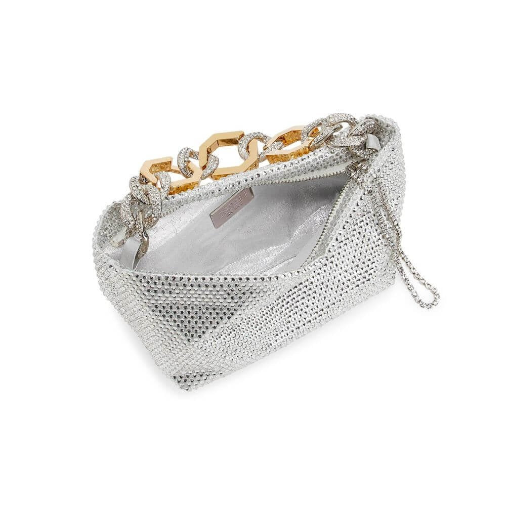 Jessye Crystal Bag - White
