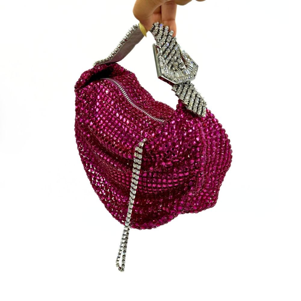 Jill Net Fuchsia Bag