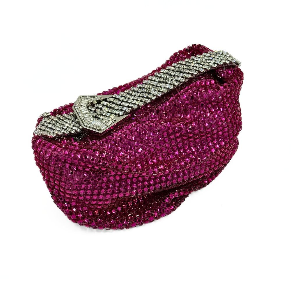 Jill Net Fuchsia Bag