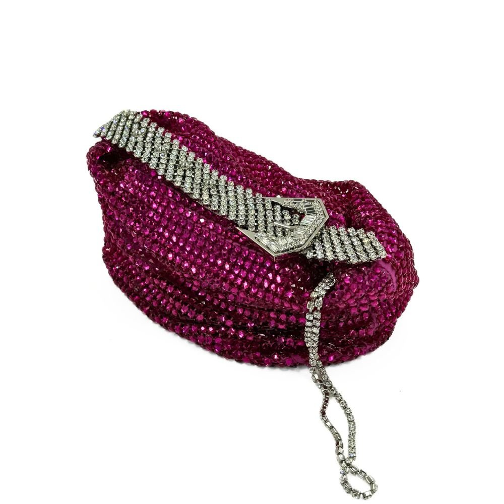 Jill Net Fuchsia Bag