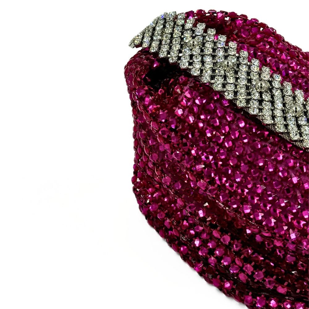 Jill Net Fuchsia Bag
