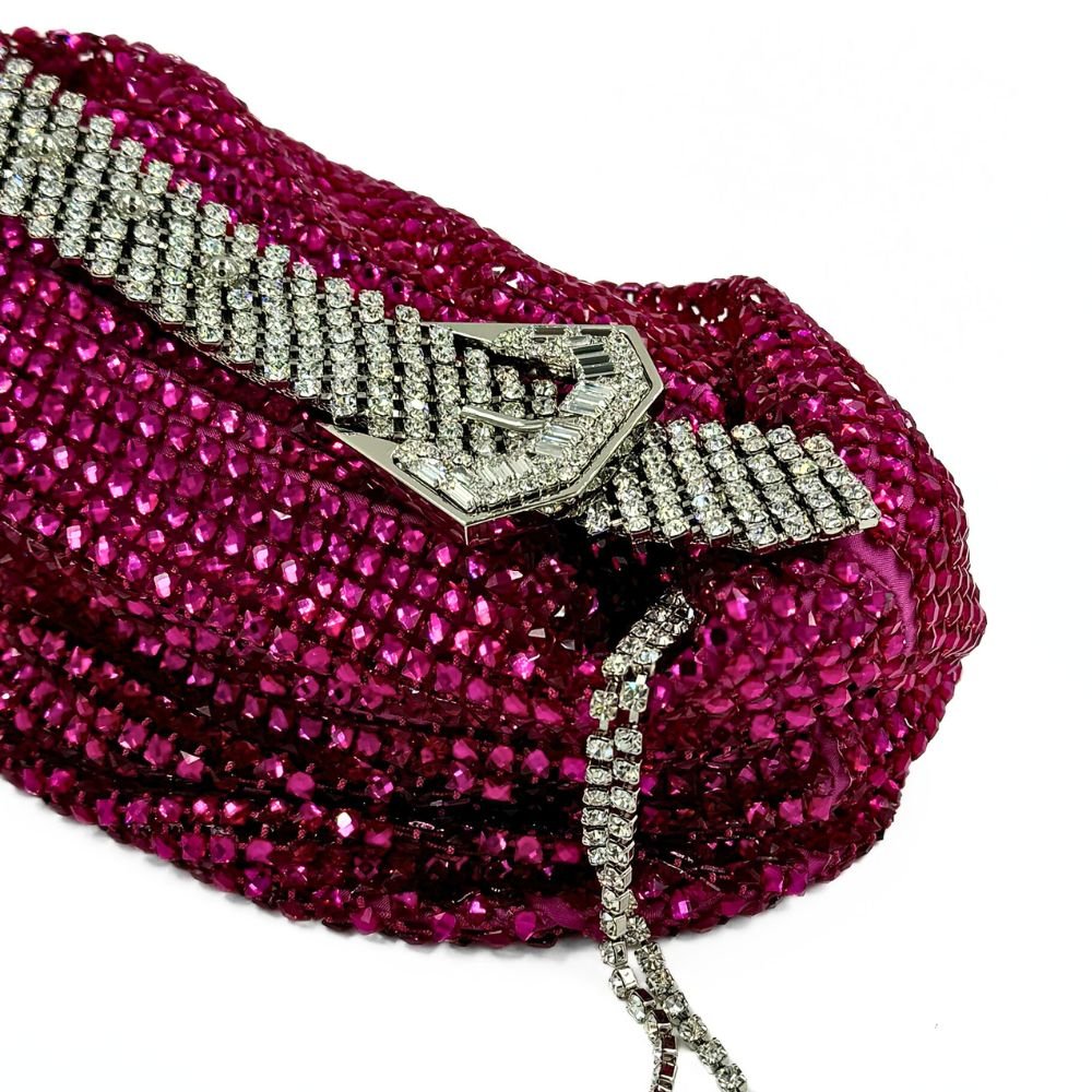 Jill Net Fuchsia Bag