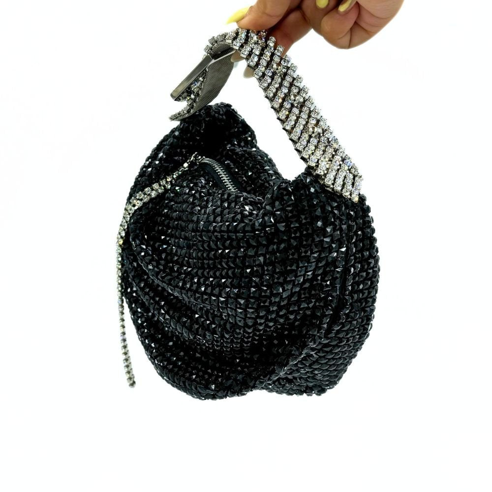 Jill Net Jet Black Bag