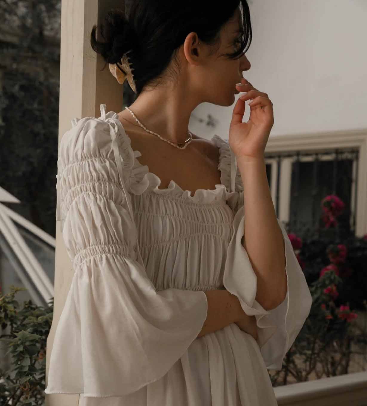 Astra Blouse Ivory