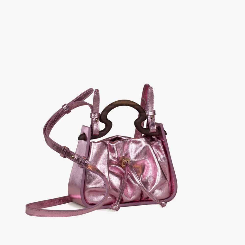 Nemidiana La Mini Glam Pink Bag