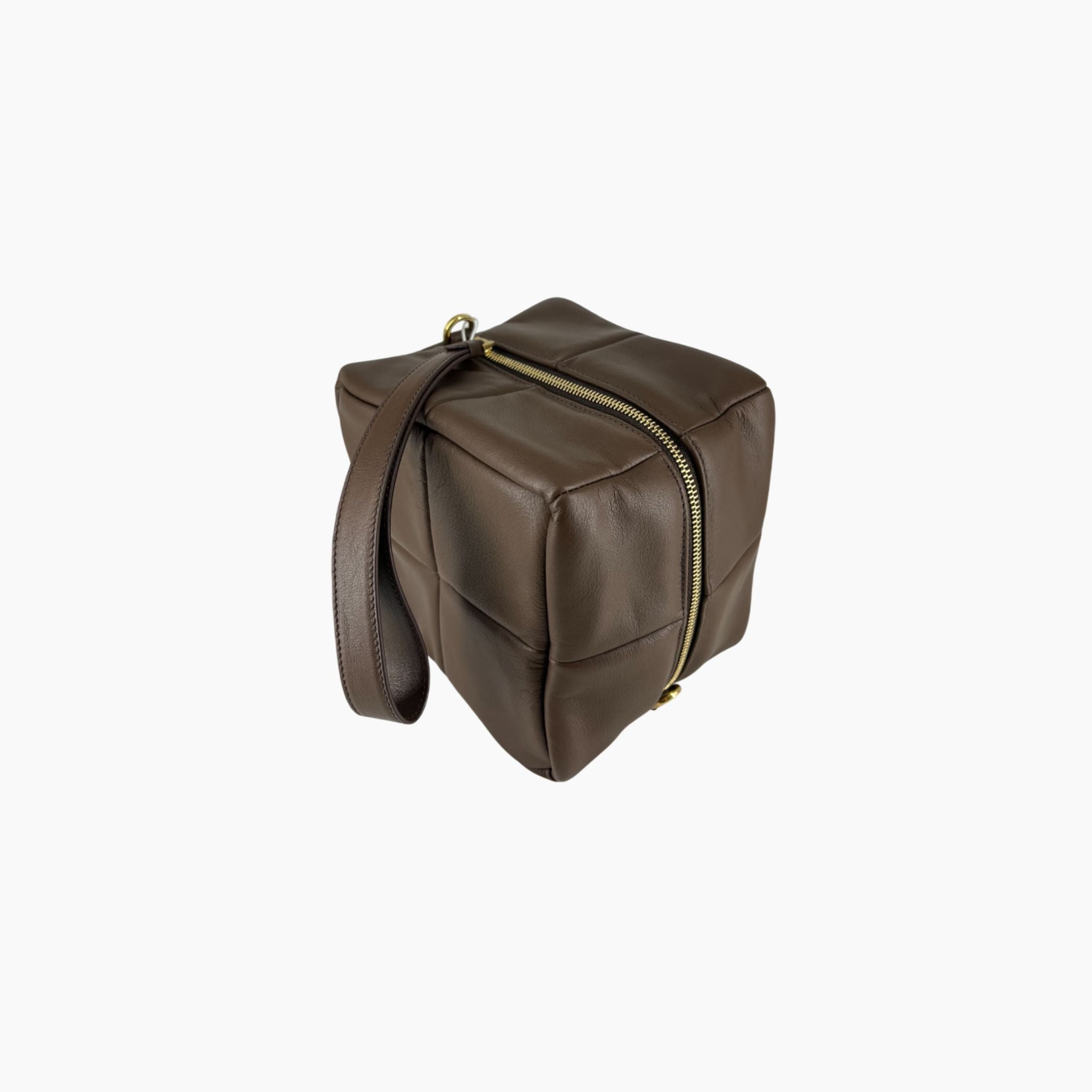 Grid Clutch - Chocolate