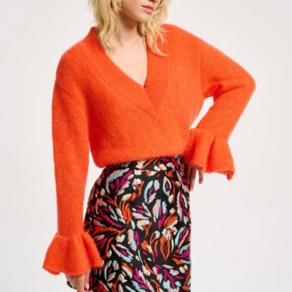 Chester V-Neck Mohair Jumper