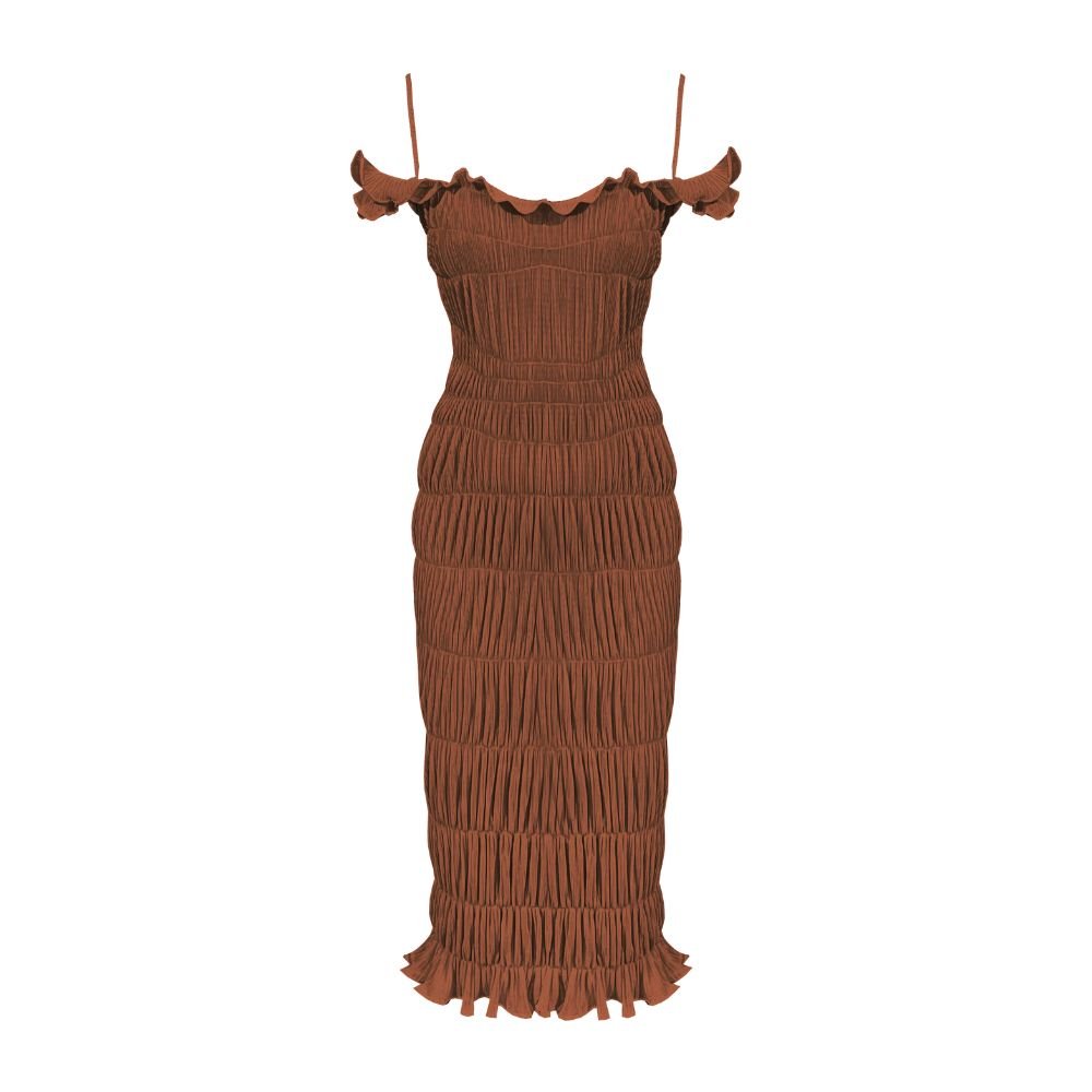 Indra Brown Dress