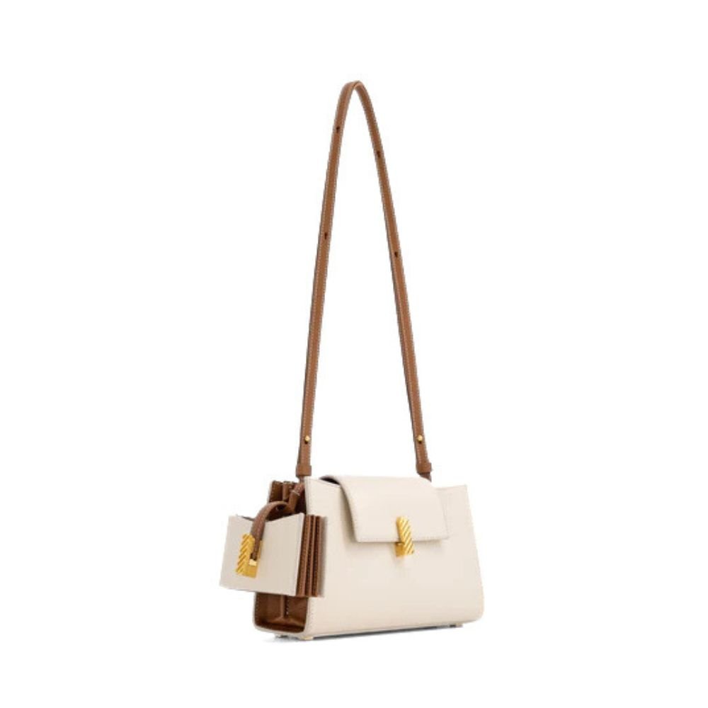 Isla Cardholder - Chèvre Light Cream