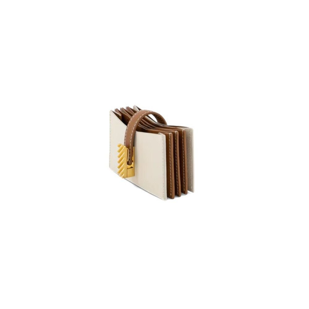 Isla Cardholder - Chèvre Light Cream