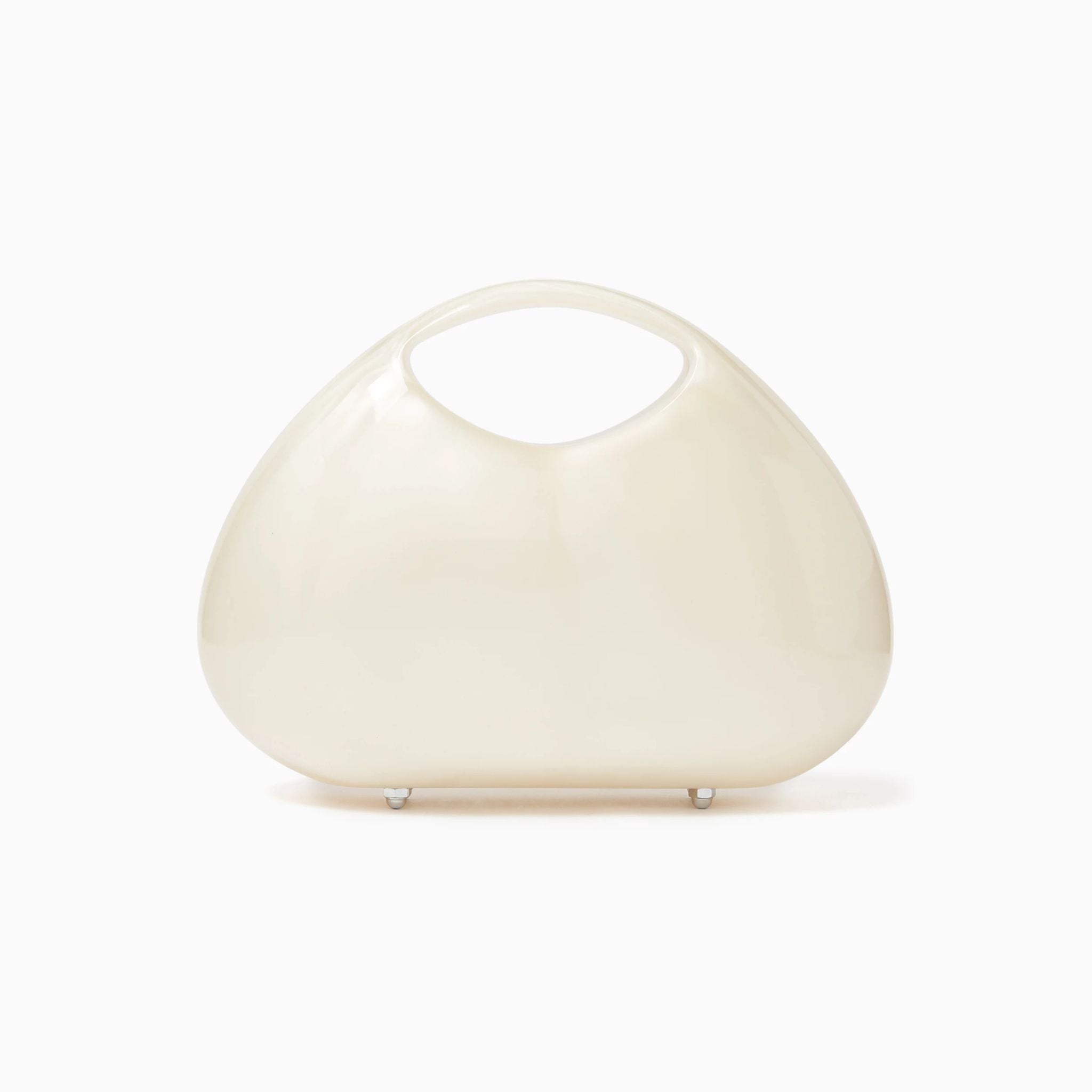 Jila Clutch- White Pearl