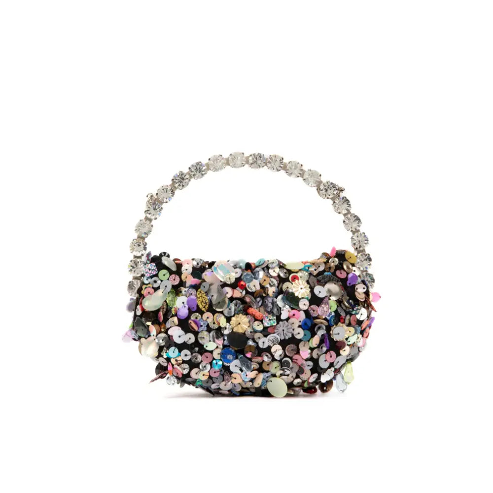 Micro Eternity Sequins Confetti Clutch