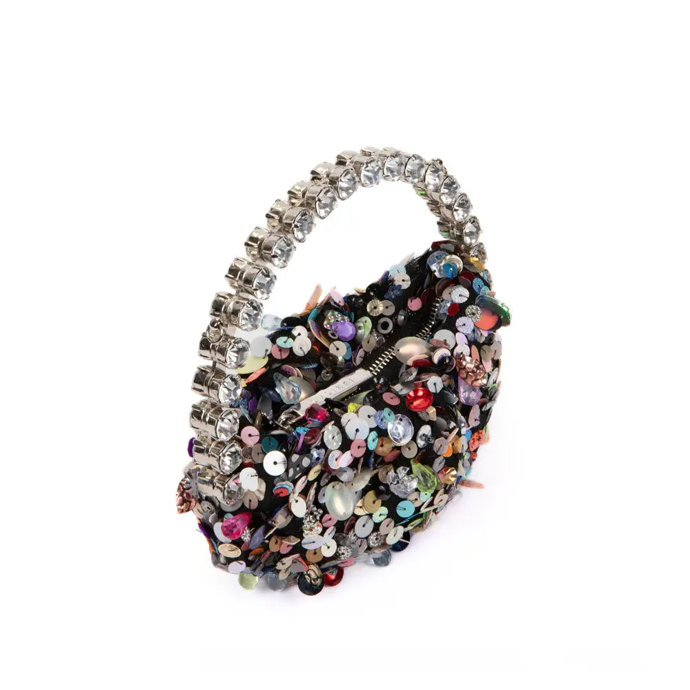 Micro Eternity Sequins Confetti Clutch