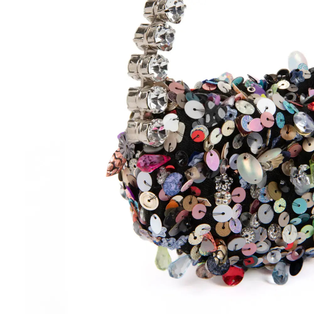 Micro Eternity Sequins Confetti Clutch