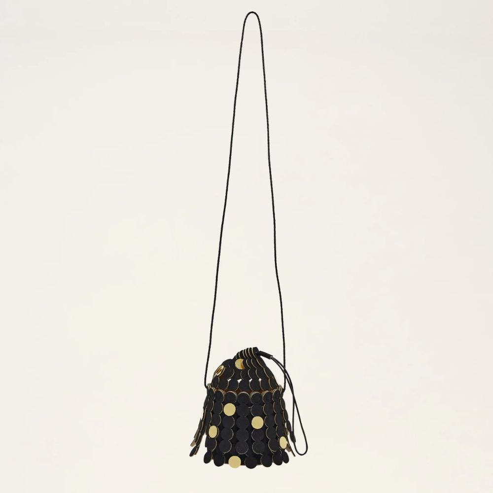 Moon Black Shoulder Bag