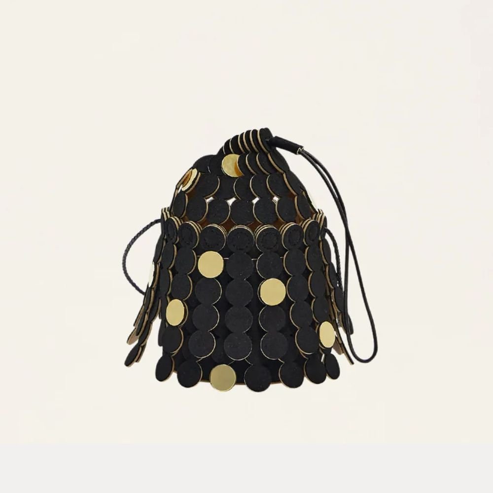 Moon Black Shoulder Bag