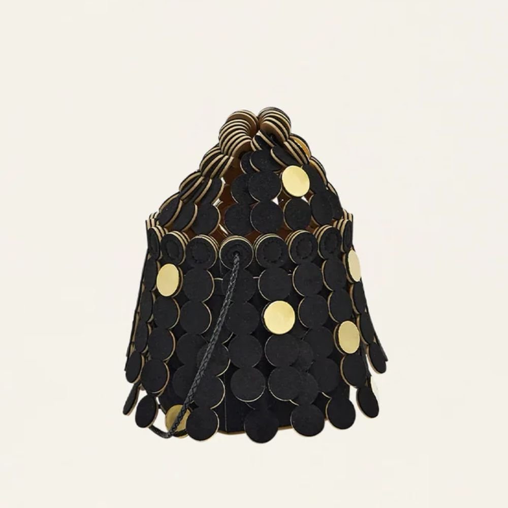 Moon Black Shoulder Bag