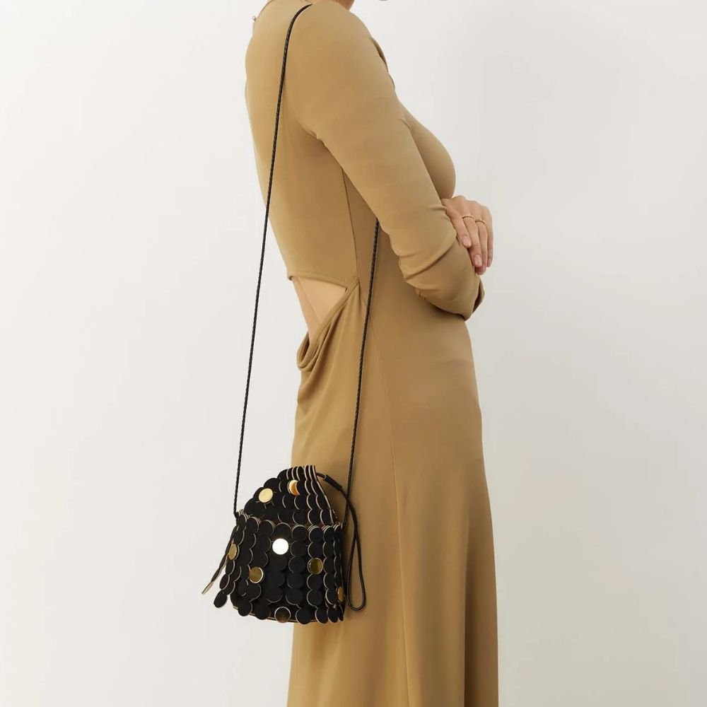 Moon Black Shoulder Bag
