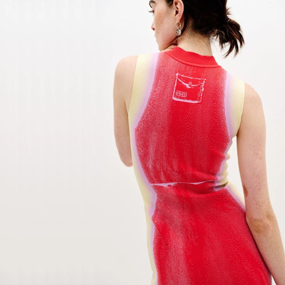 Mia Wavy Asymmetric Dress