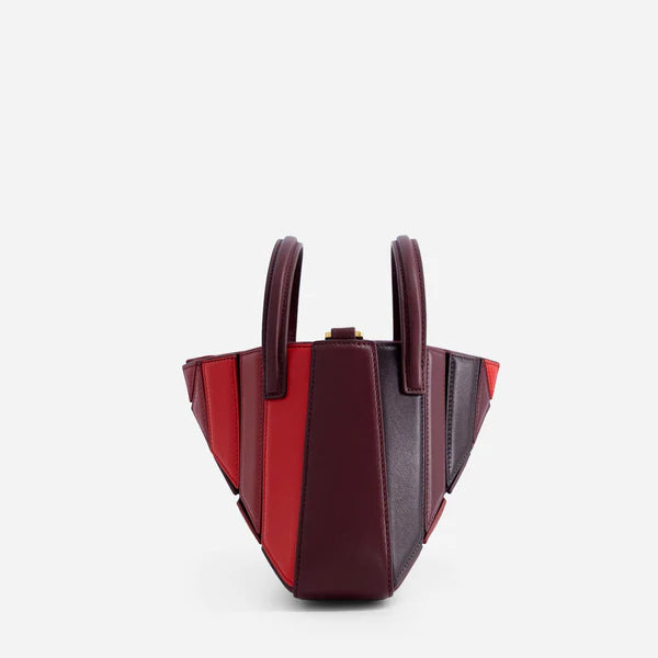 Mini Sera Tote Bag- Cranberry