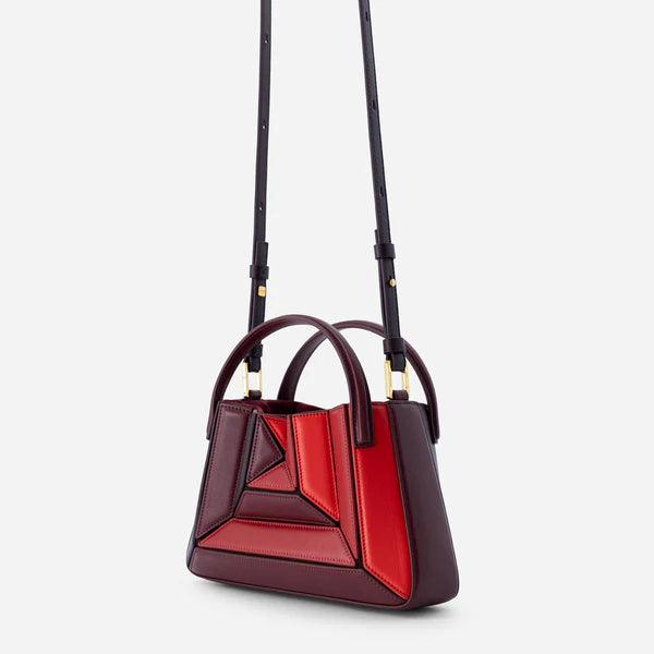 Mini Sera Tote Bag- Cranberry