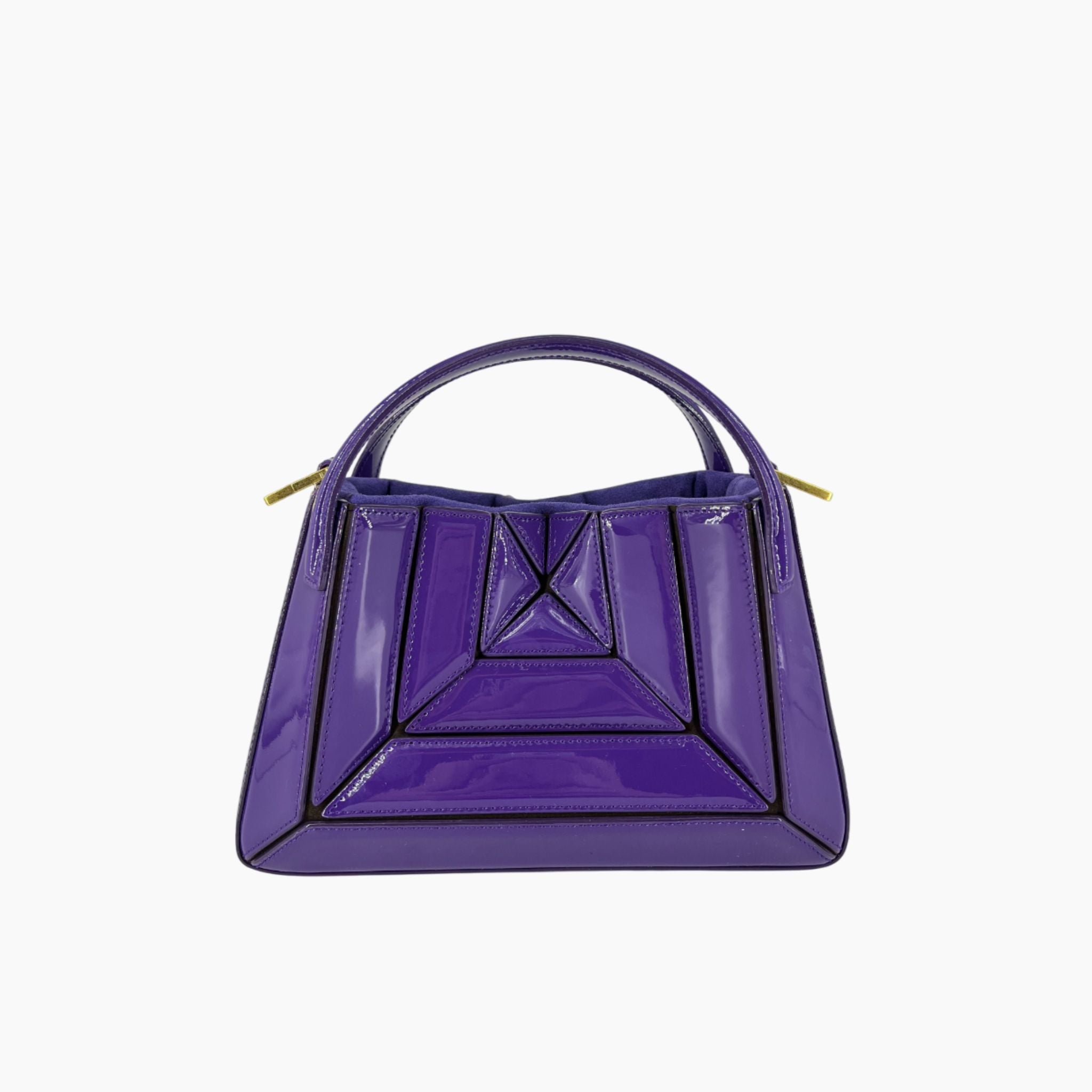 Mini Sera Tote Bag - Patent Purple