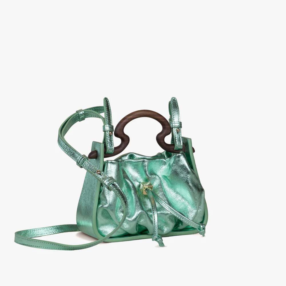 Nemidiana La Mini Glam Green Bag