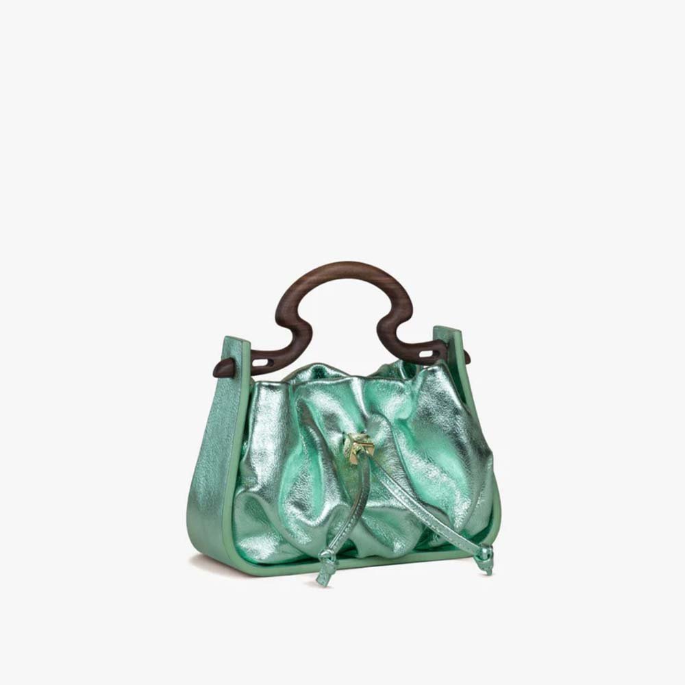 Nemidiana La Mini Glam Green Bag