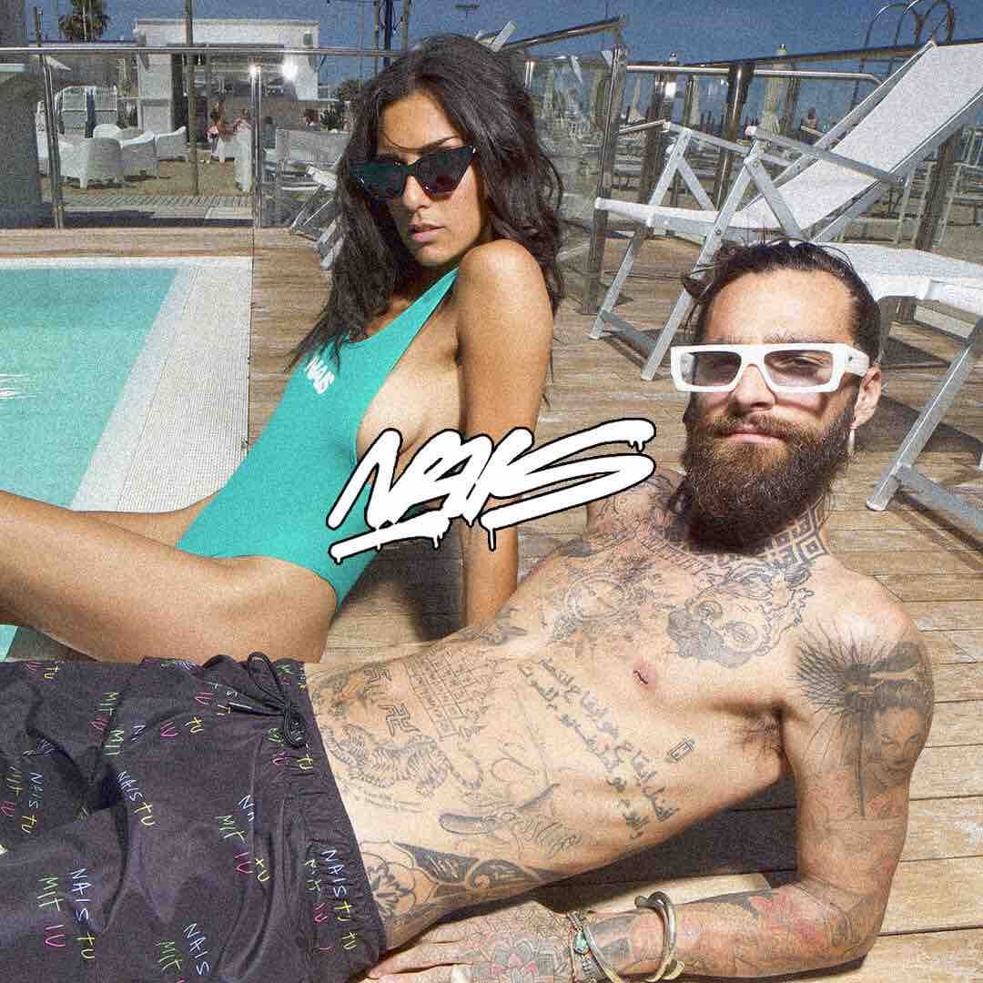 Nais Man Marmo Sunglasses - White