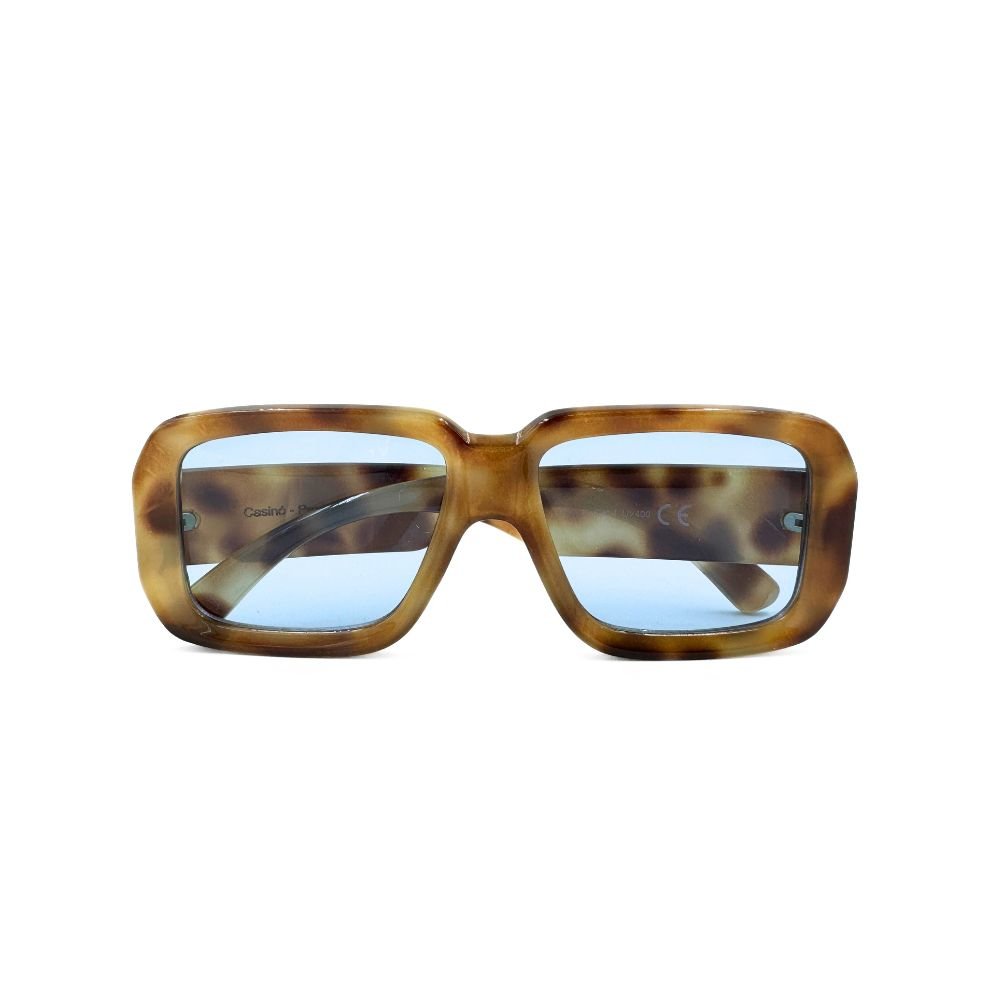 Casino Sunglasses - Havana & Sky Blue