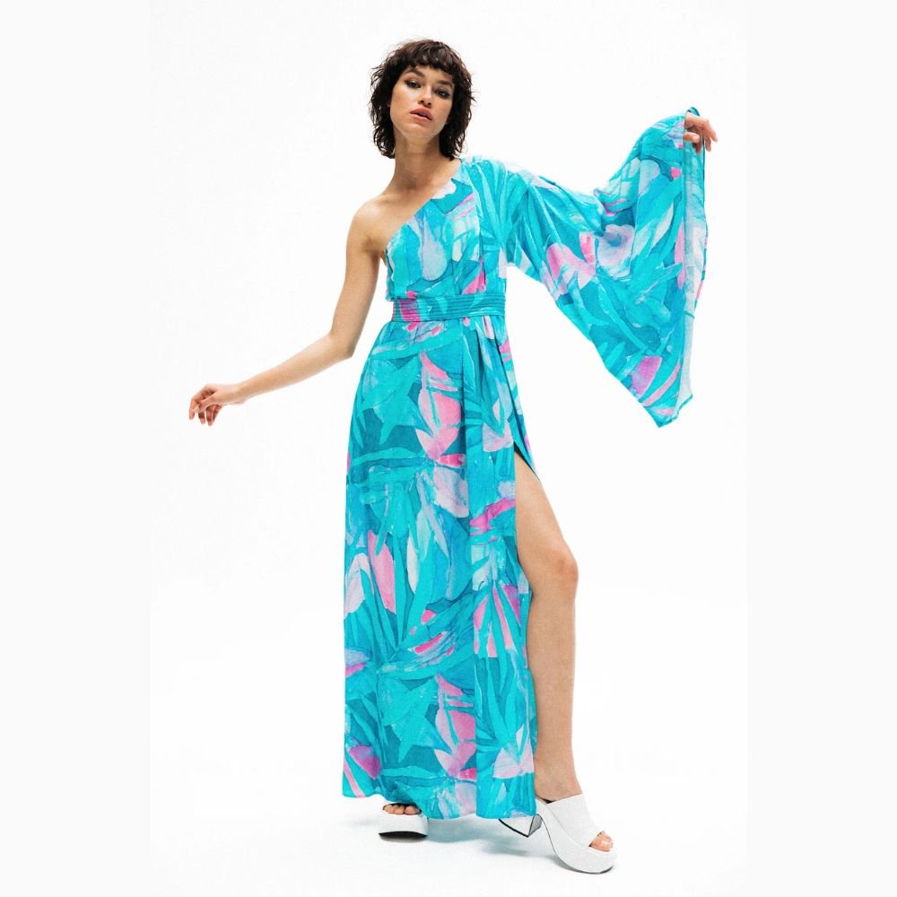 Noma Dress - Ocean Print