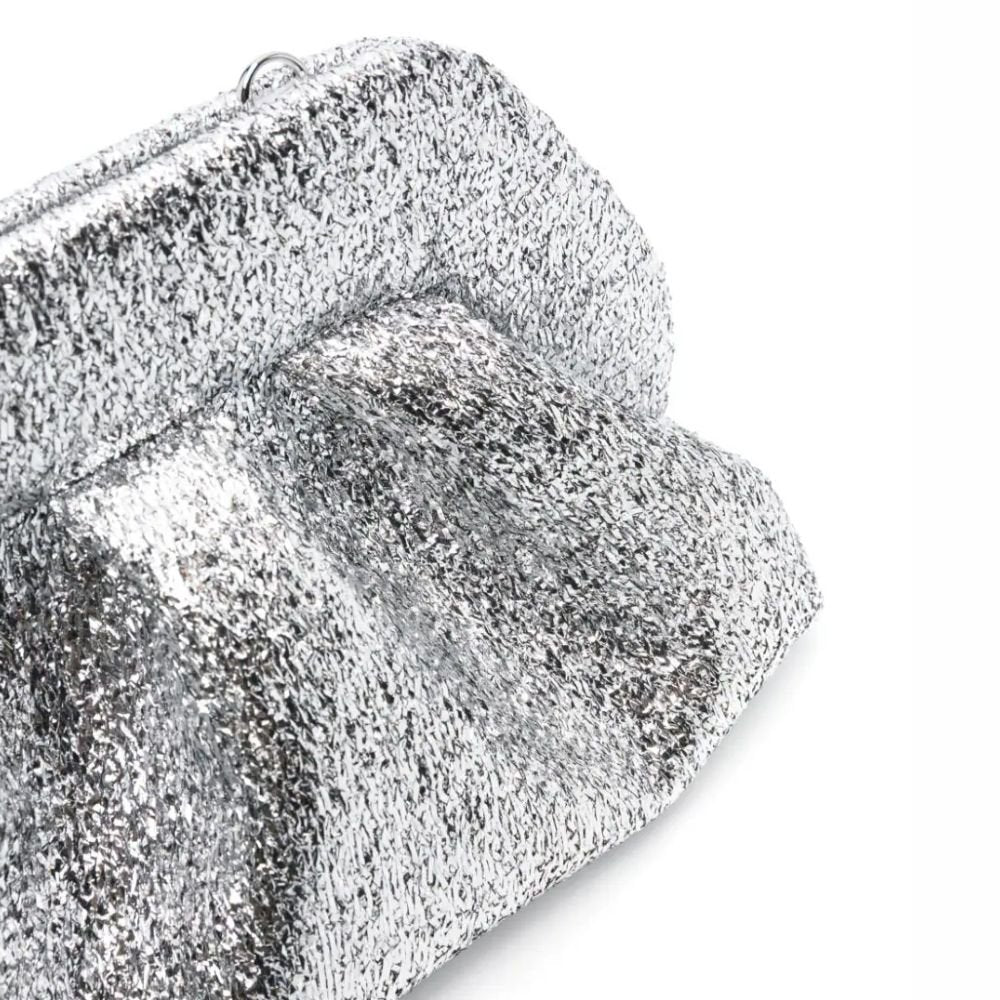 Tia Sparkling Fabric Bag - Silver