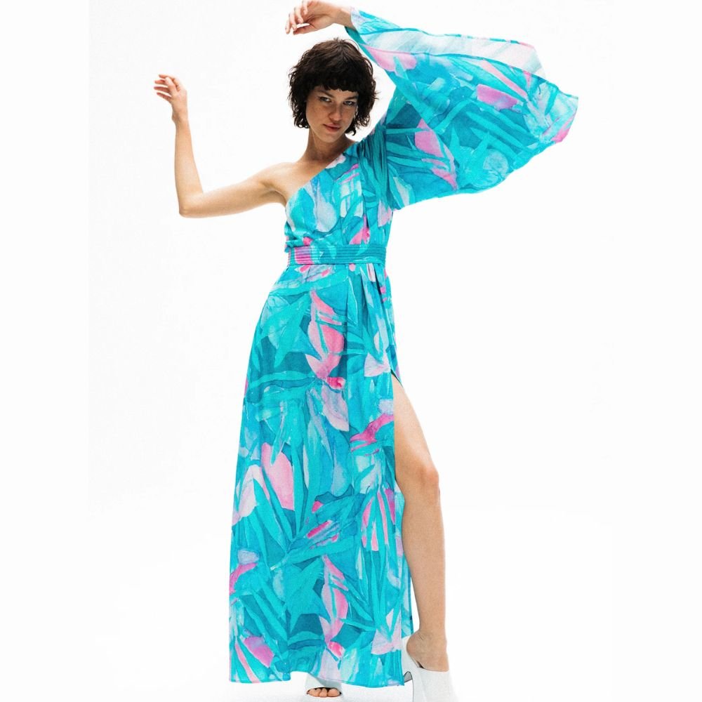 Noma Dress - Ocean Print