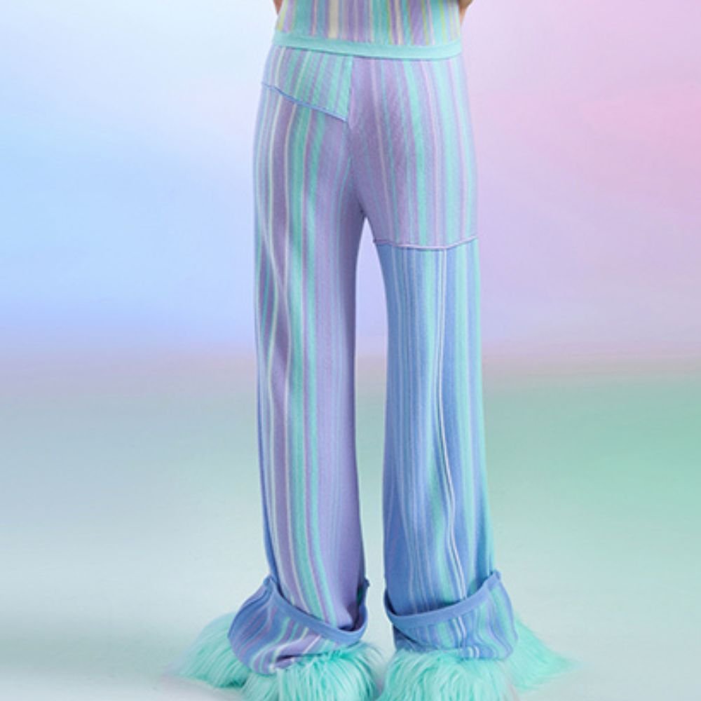 Wool Pants - Sky Blue