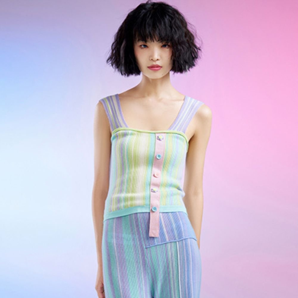 Wool Vest - Lilac