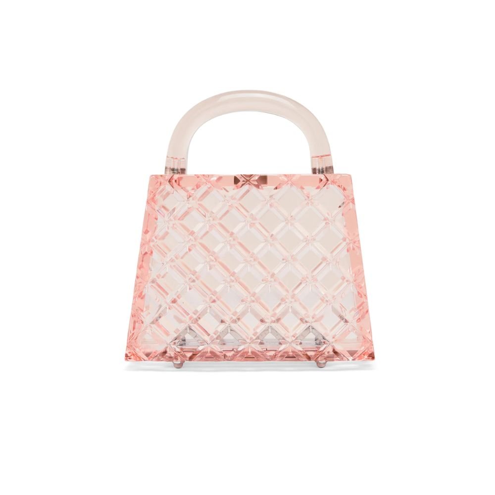 Eva Diamond Cut Bag - Blush / Pink