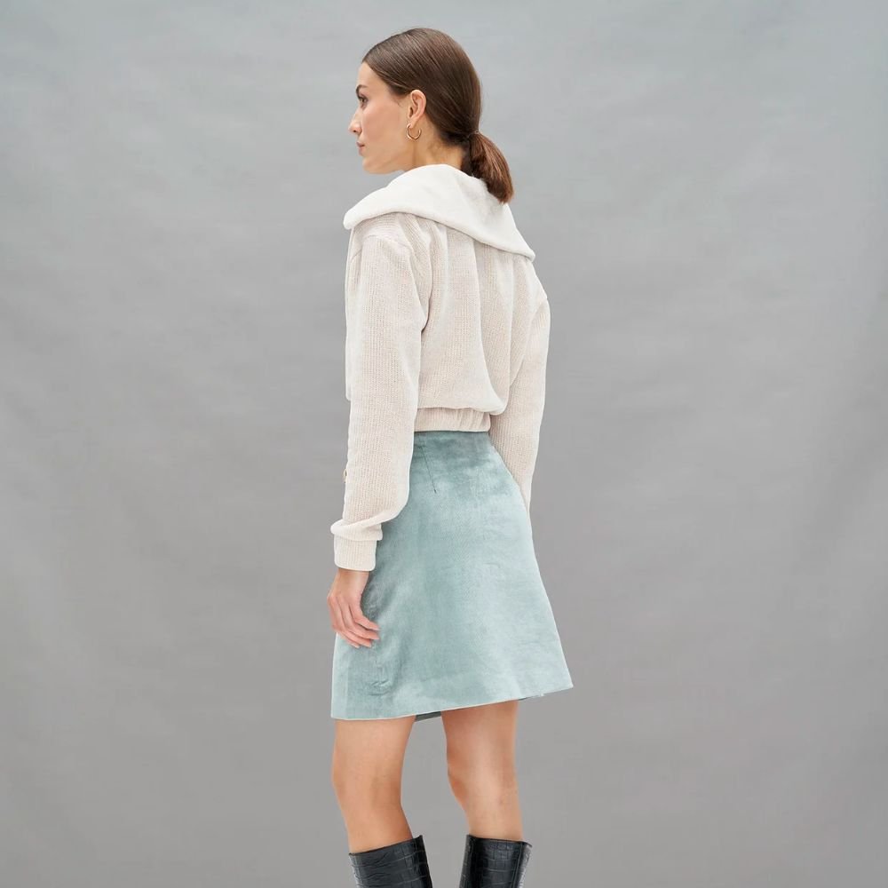 Mera Skirt - Green & Grey