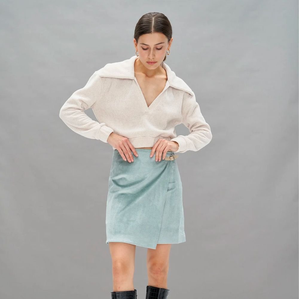 Mera Skirt - Green & Grey