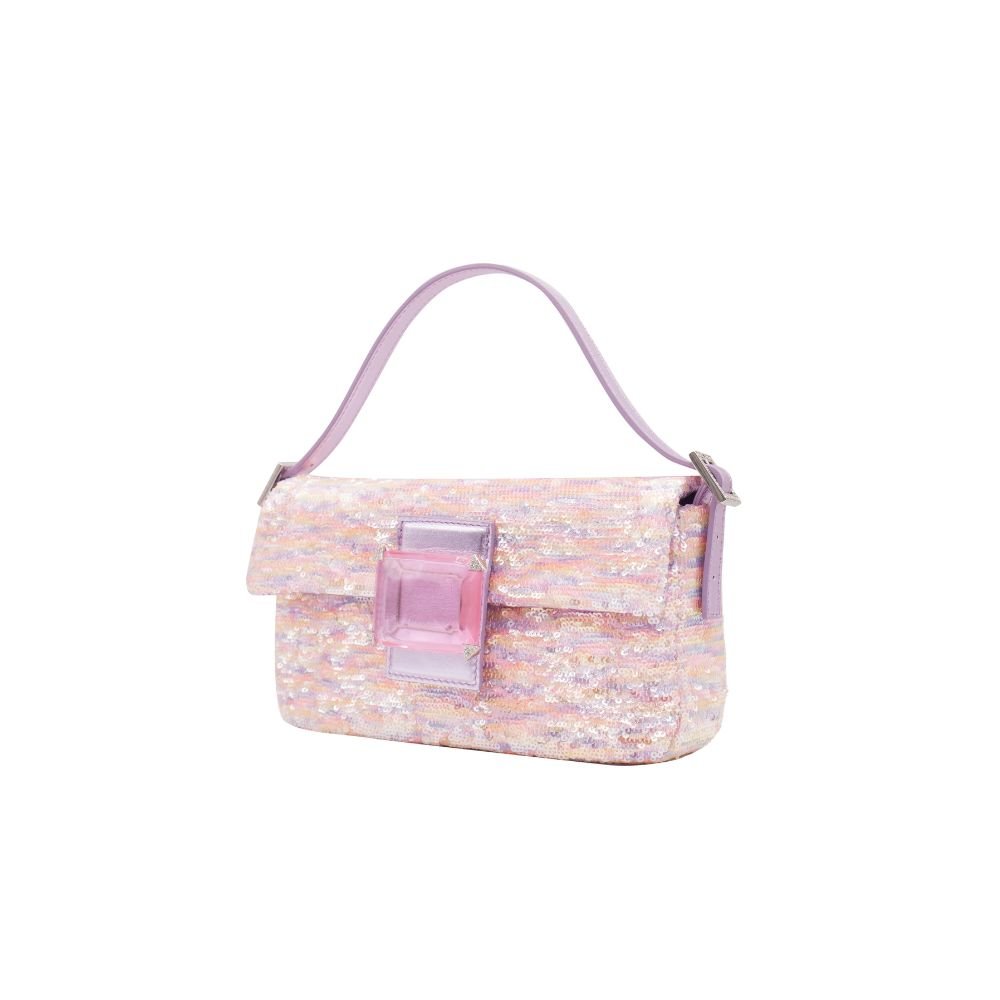 Mini Habibi Sequins Bag - Pink