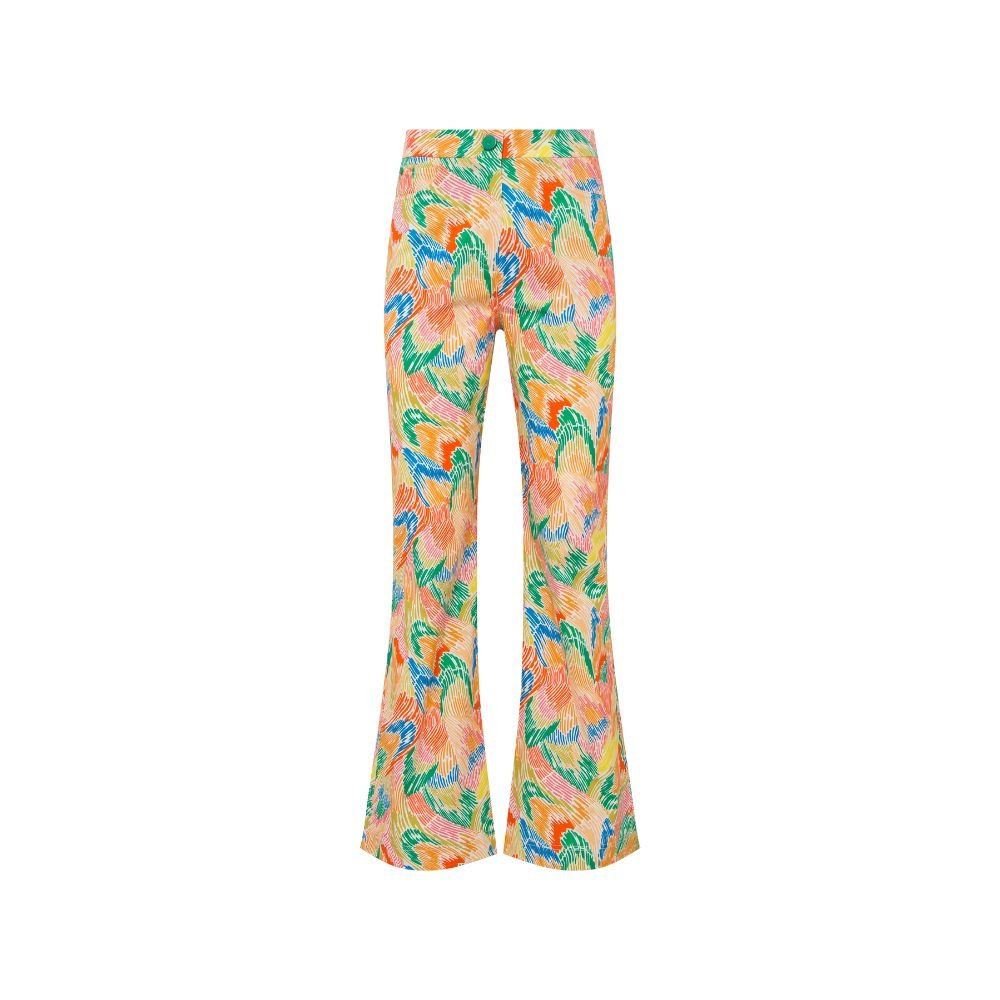 Luna Wide Leg Pants - Rainbow