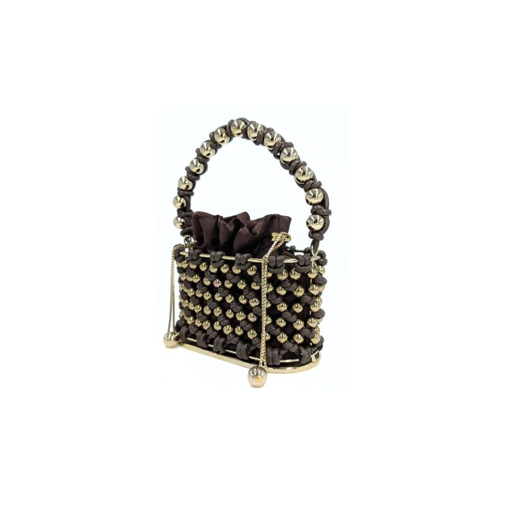 Mini Holli Opulenza Bag - Brown