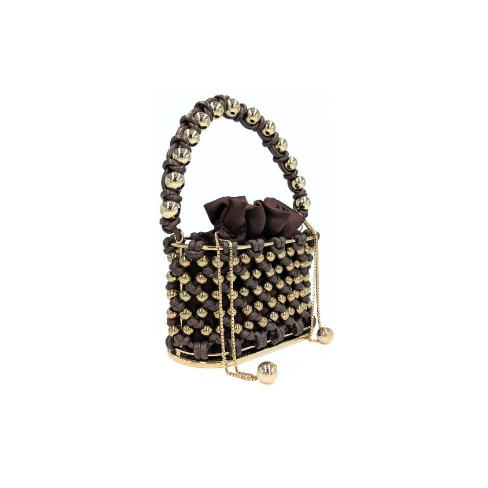 Mini Holli Opulenza Bag - Brown