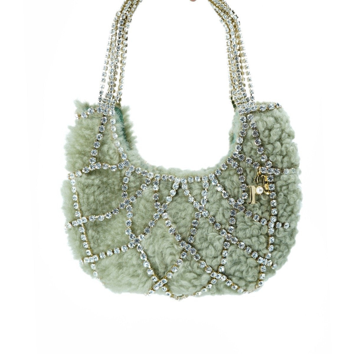Sophia Teddy Green Bag